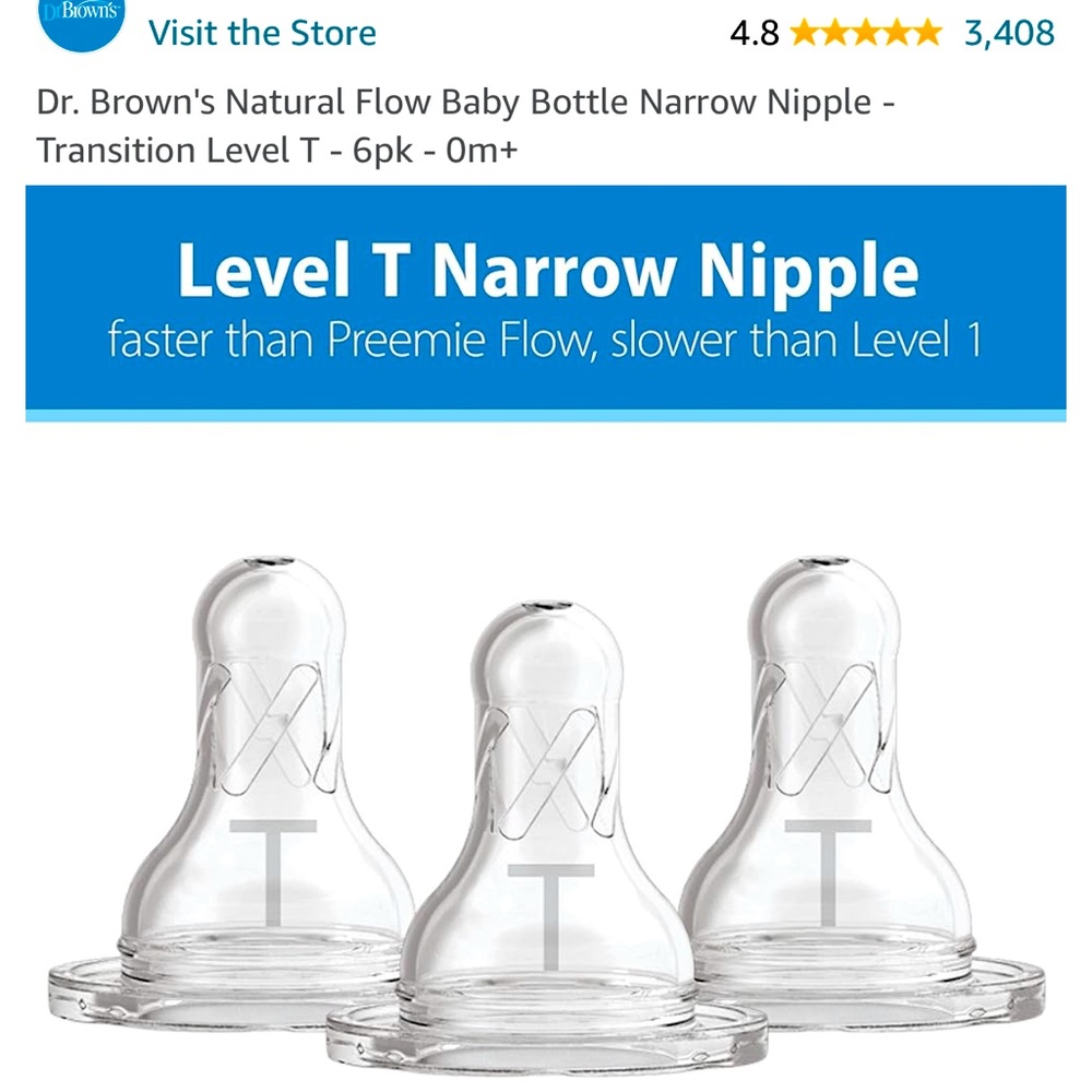 NIB Dr Brown’s Nipples
